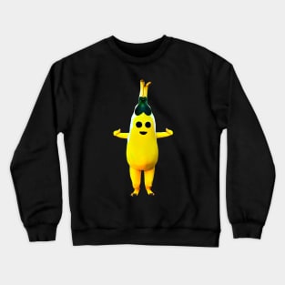 Banana Man Wants A Hug Crewneck Sweatshirt